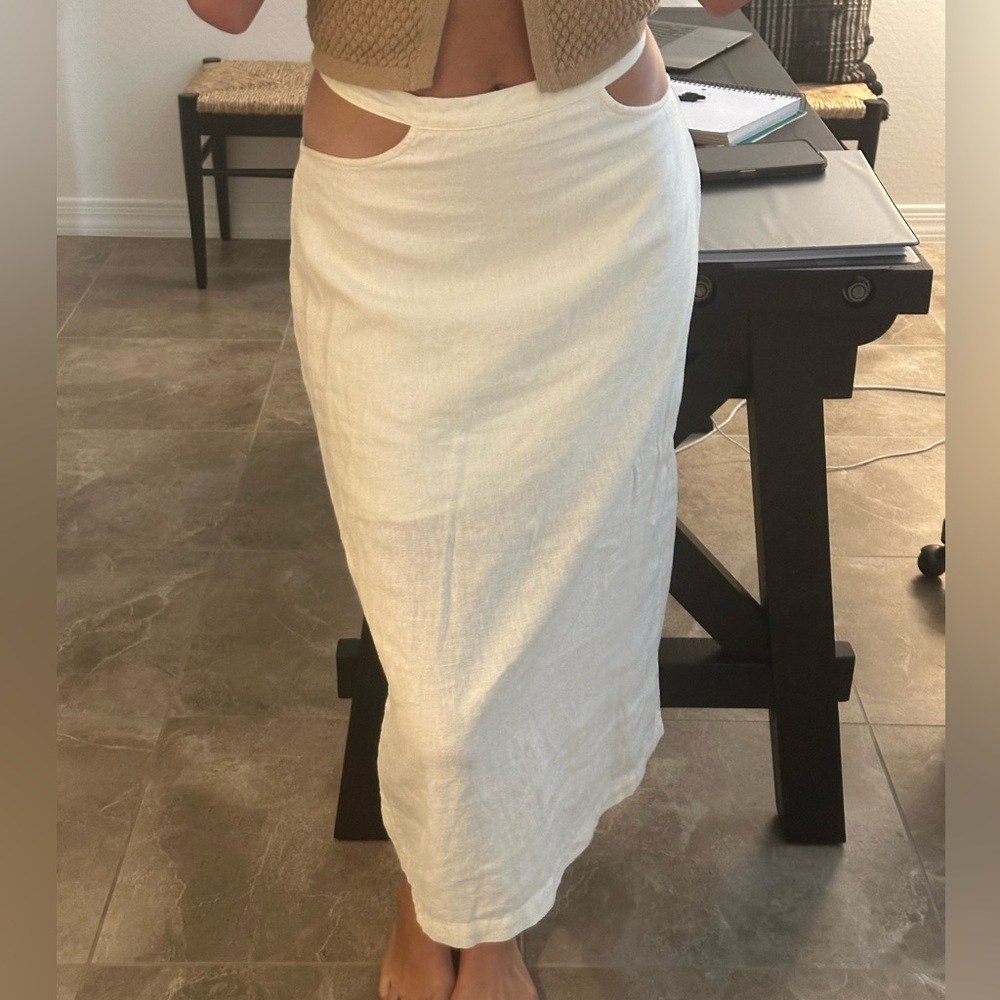 WEWOREWHAT cutout mini skirt